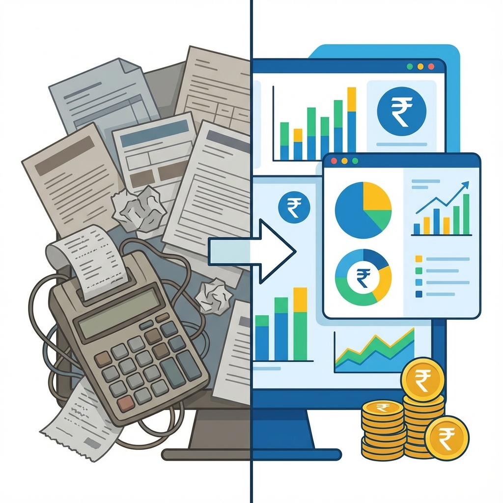 Professional vs DIY Comparison Illustration
